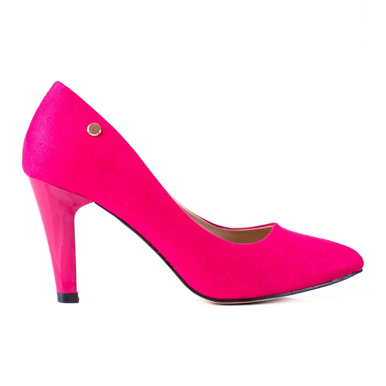 SHELOVET Elegant pumps on the post pink