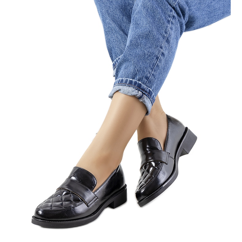 Alexan's black loafers Alexan's black loafers