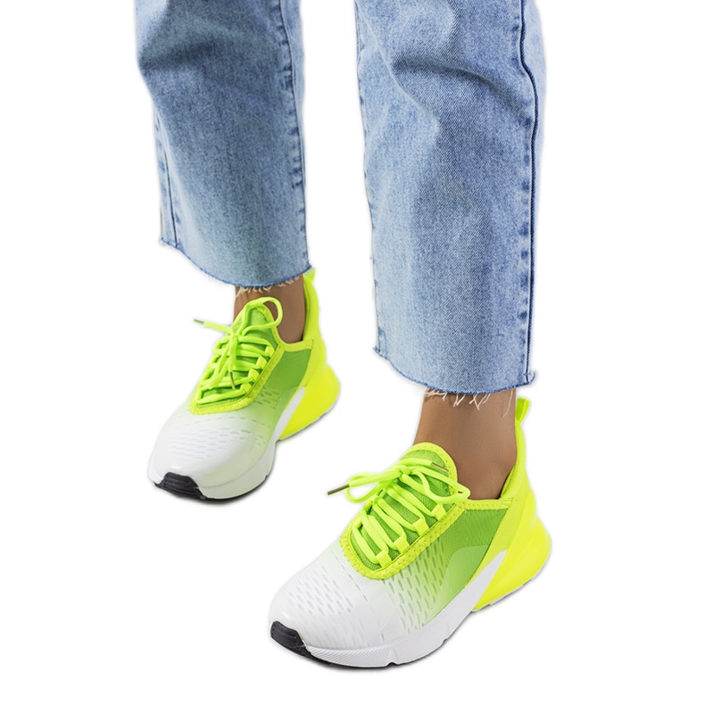 Green Glaner sports sneakers white Green Glaner sports sneakers white