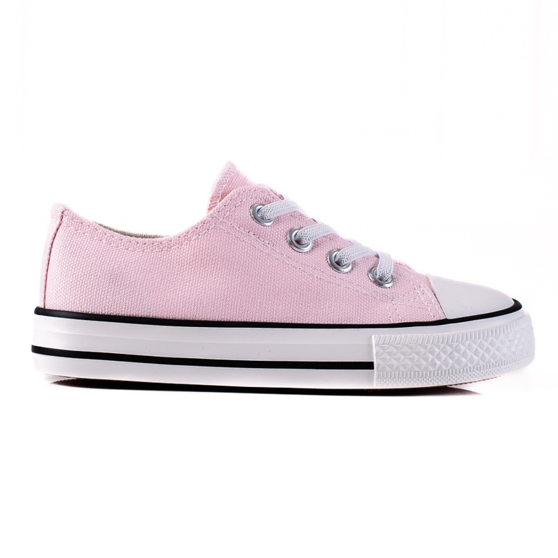 Pink Vico children's sneakers with elastic bands