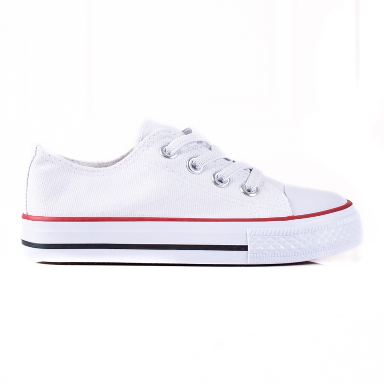 White Vico children's sneakers with elastics