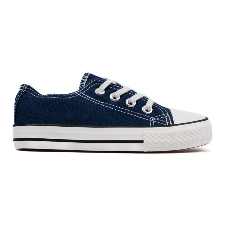 Vico navy blue children's sneakers with elastics