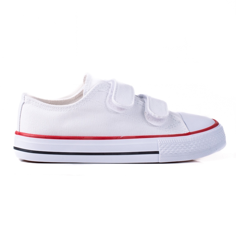 Velcro sneakers for children Vico white