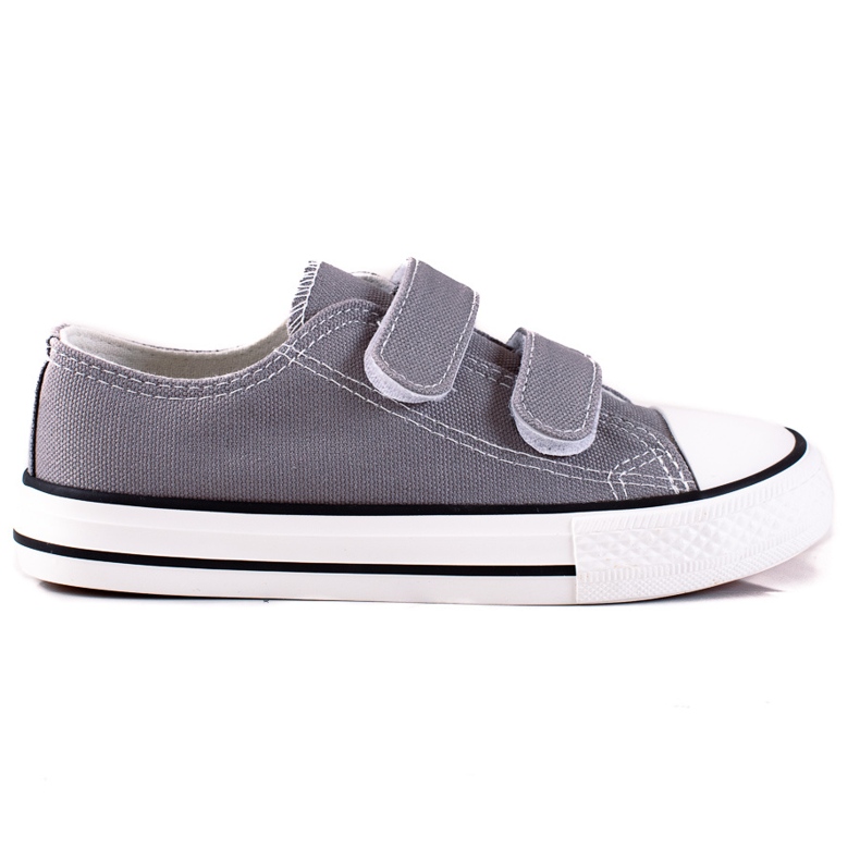 Velcro sneakers for children Vico gray grey Velcro sneakers for children Vico gray grey