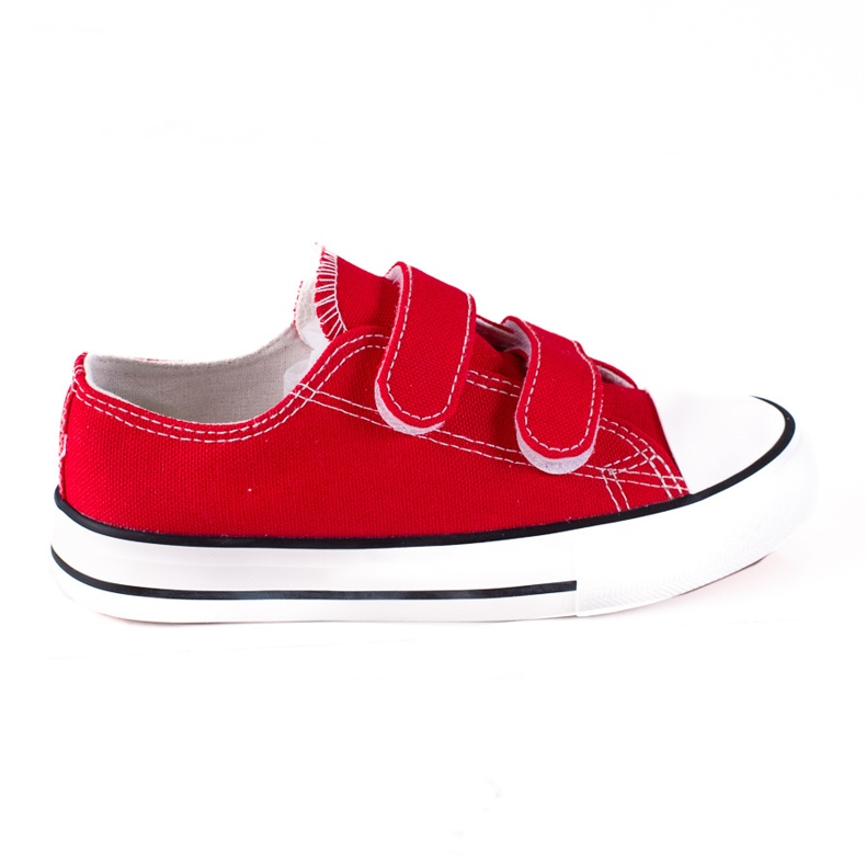 Velcro sneakers for children Vico red