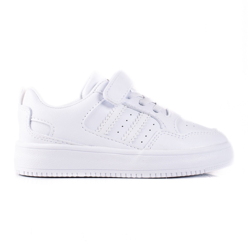Shelovet children's sneakers made of ecological leather white Shelovet children's sneakers made of ecological leather white