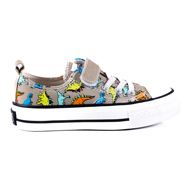 Boys' sneakers Shelovet gray dinosaurs grey Boys' sneakers Shelovet gray dinosaurs grey