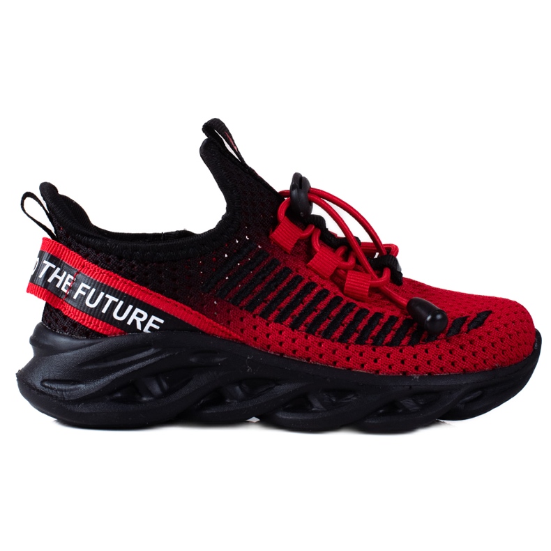 Vico children's sports shoes, two-color material black red Vico children's sports shoes, two-color material black red