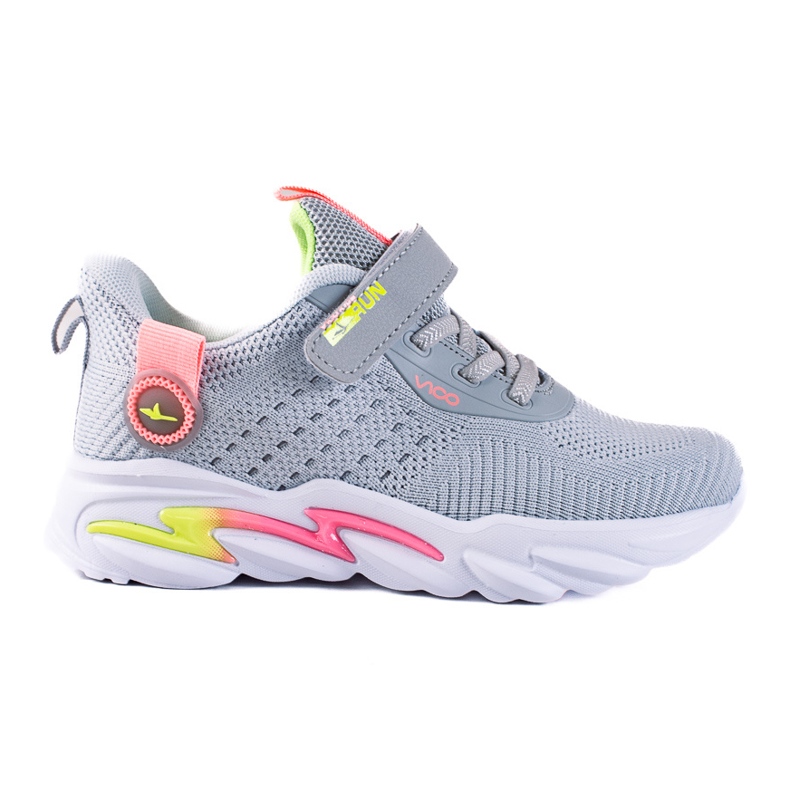 Sport girls' sneakers Vico gray grey