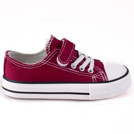 Vico children's sneakers for kindergarten burgundy red