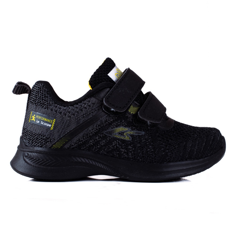Boys' sneakers Shelovet gray and black fabric grey