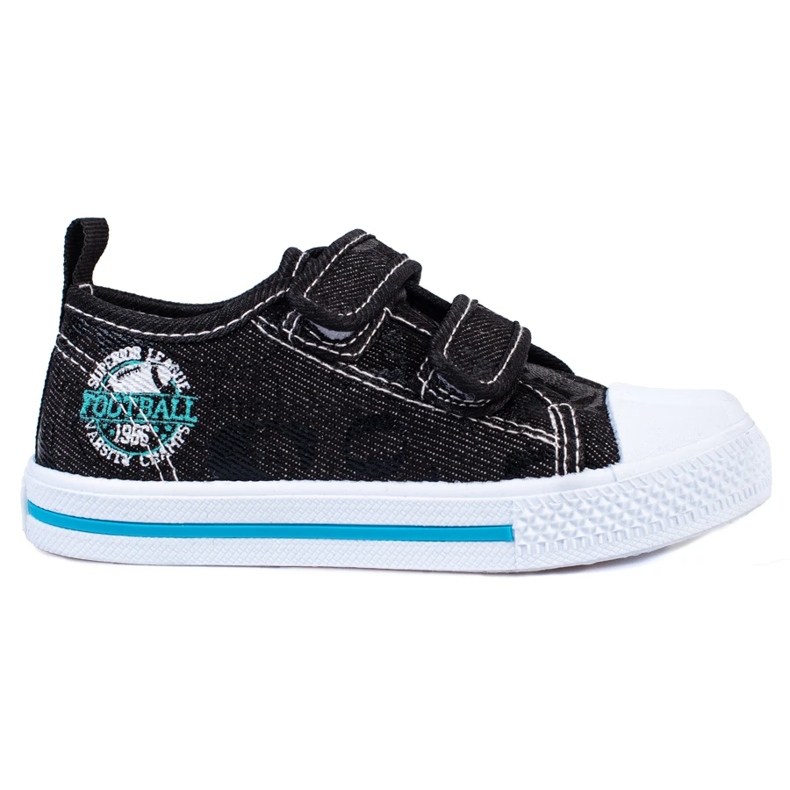 Shelovet boys' sneakers with velcro black