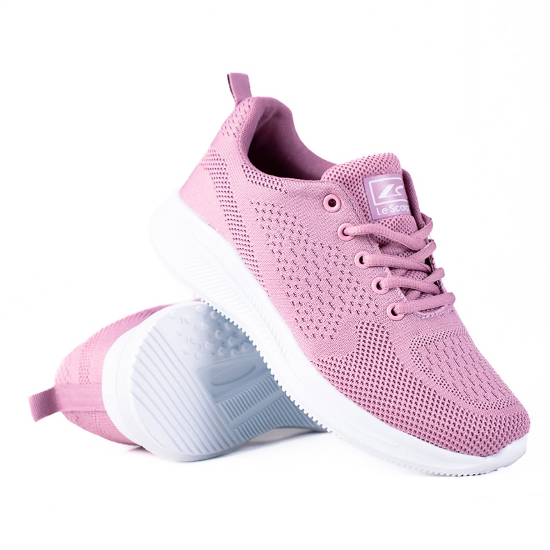 Women's Pink SHELOVET Sport Shoes With Lacing