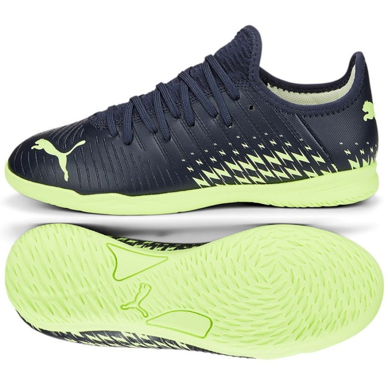 Puma Furure Z 4.4 It Jr 107018 01 navy blue green blues and navy blue