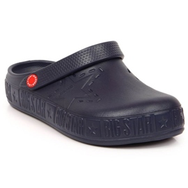 Big Star II375002 flip-flops, navy blue