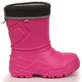 Galoshes with removable warmer Befado Jr BEF21E pink