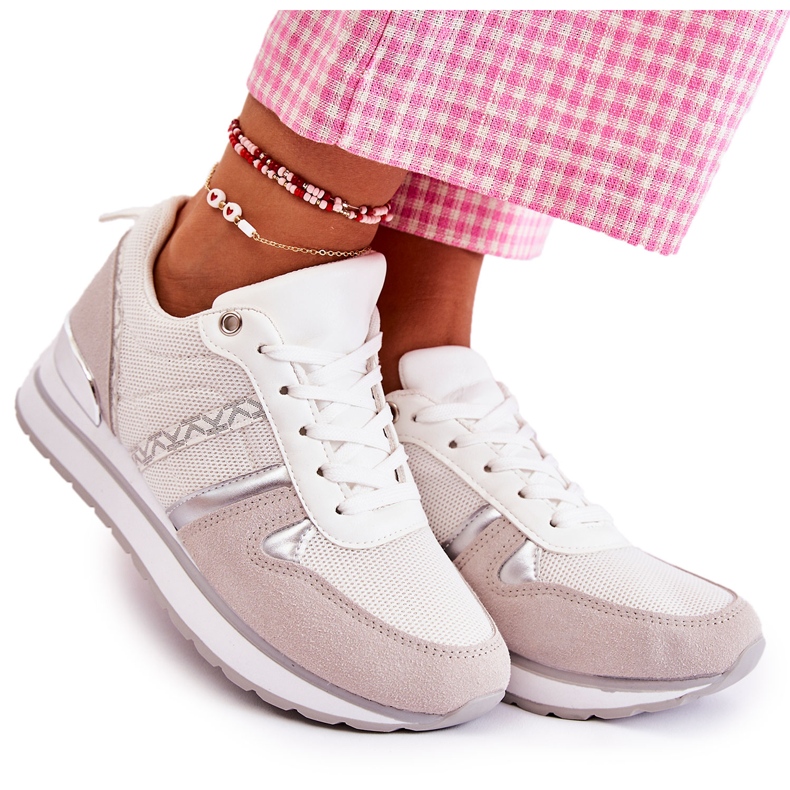 PG1 Classic Women's Sport Shoes White Elenes pink