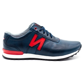 Joker Men's casual shoes 301J navy blue red Joker Men's casual shoes 301J navy blue red