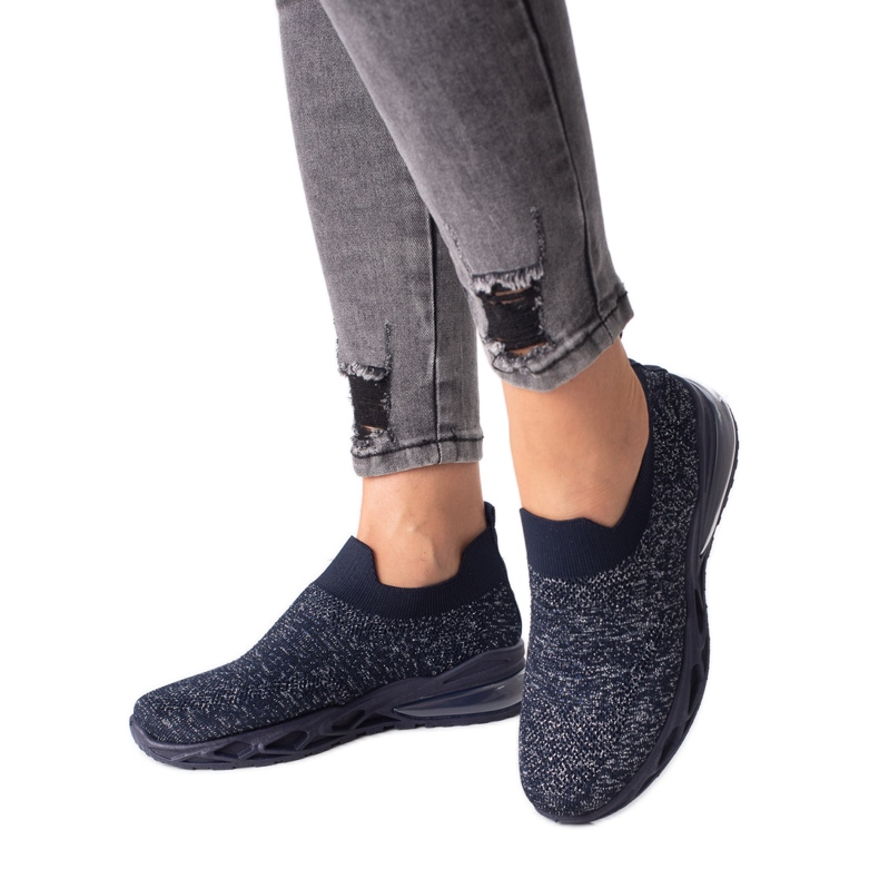 Shelovet navy blue women's sports shoes Shelovet navy blue women's sports shoes