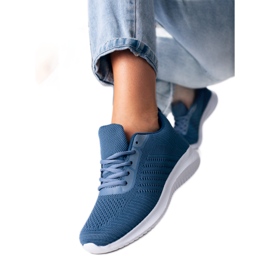 Lace-up sneakers Shelovet blue Lace-up sneakers Shelovet blue