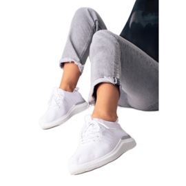 Shelovet women's sports shoes white Shelovet women's sports shoes white