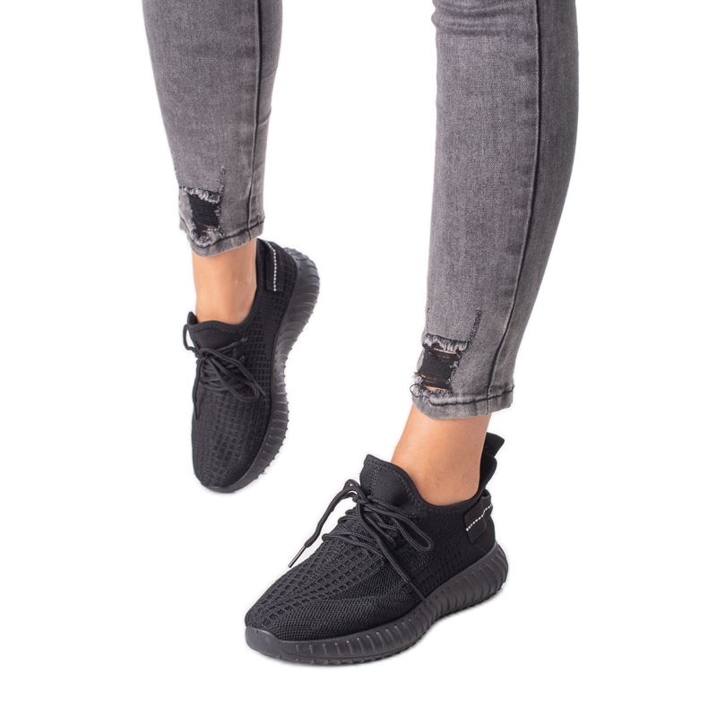 Women's Shelovet black sneakers
