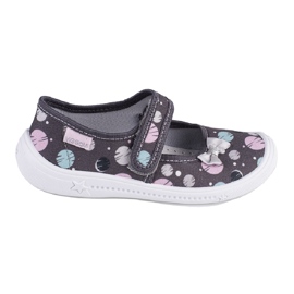 Girls' slippers Viggami Aneta print grey multicolored