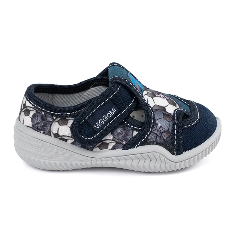 Boys' slippers Viggami Adaś little balls blue