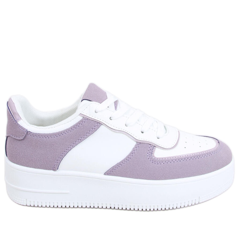 Zetto Purple women's sports shoes white violet
