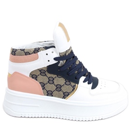 Axel Navy high-top sneakers white multicolored Axel Navy high-top sneakers white multicolored