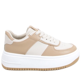 Dhara Beige women's sneakers white Dhara Beige women's sneakers white