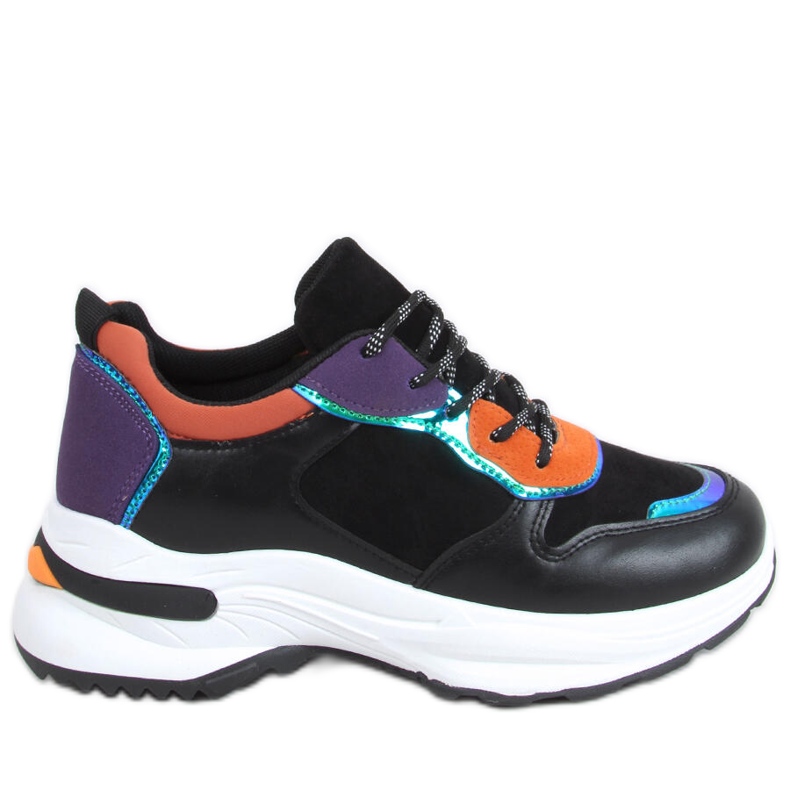 Otavia BLACK / ORANGE sneakers