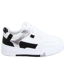 Cruz Black Trainers white silver