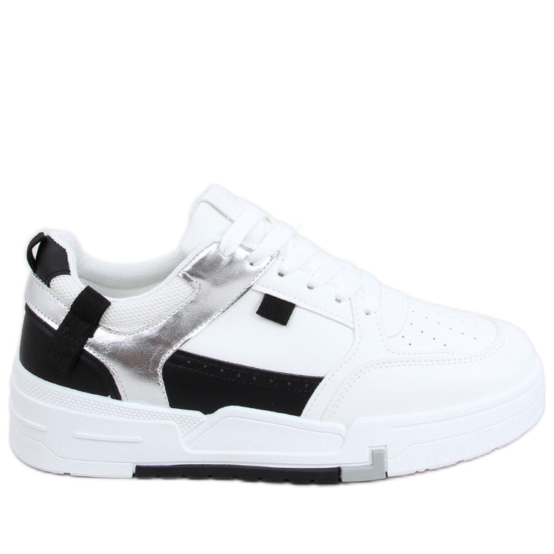 Cruz Black Trainers white silver
