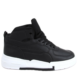 Tiago Black high-top sneakers