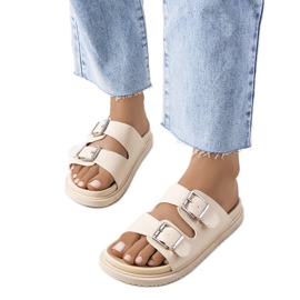 Grayson women's beige slippers Grayson women's beige slippers