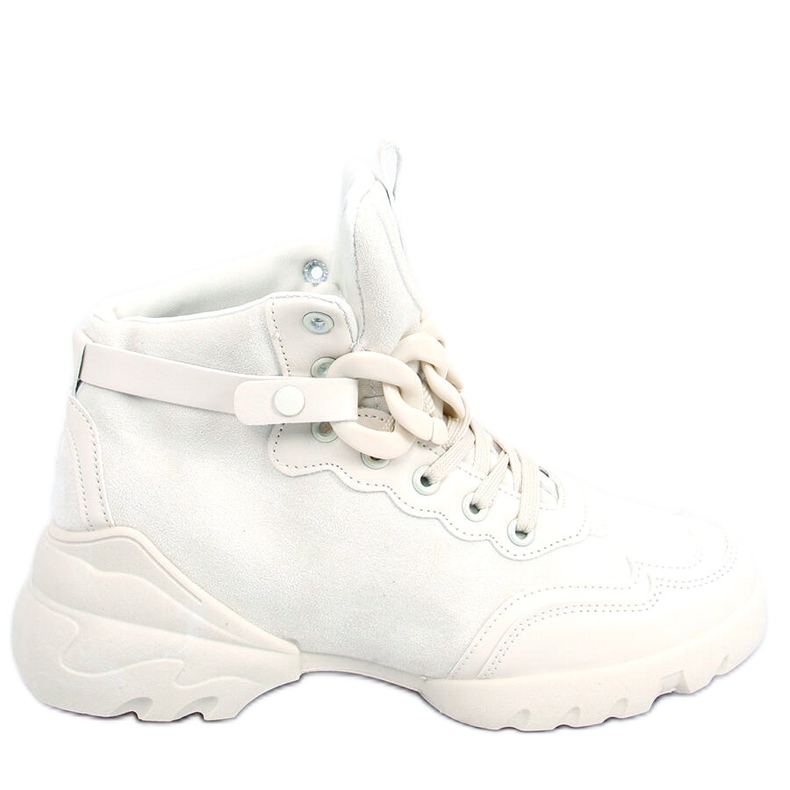 Sneakers with a detachable chain Peri Beige