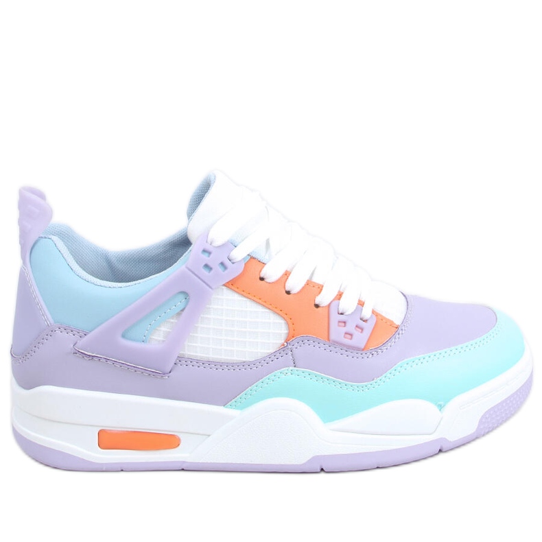 Inika Multi Purple sneakers white violet orange multicolored green