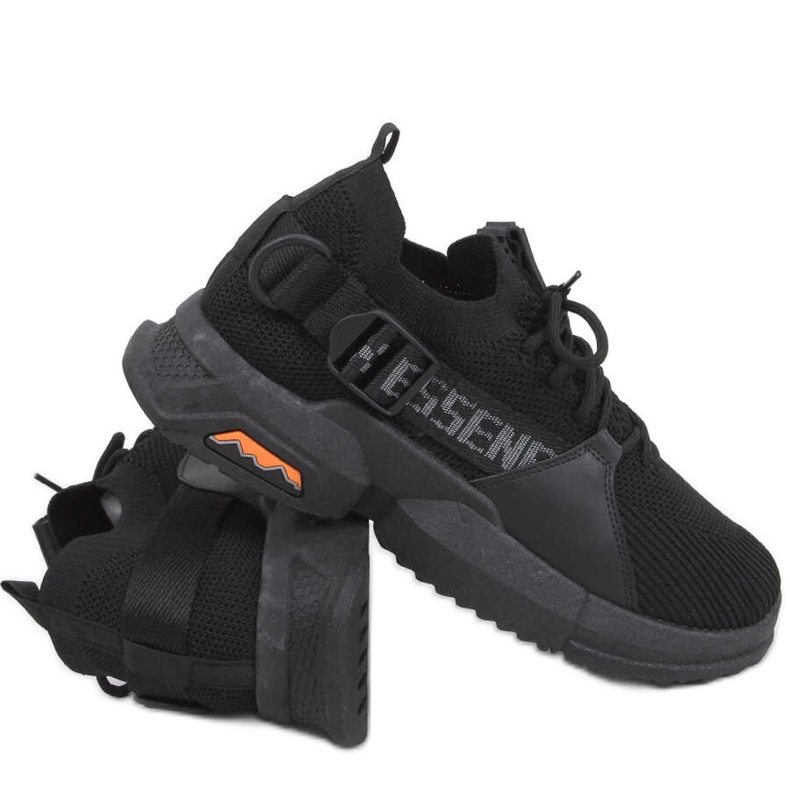 Hiral Black socks sports shoes