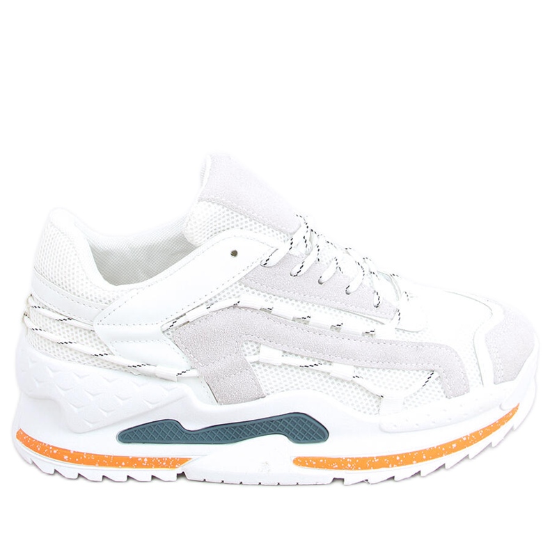 Kina White women's sports shoes