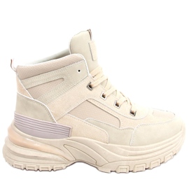 Diana Beige high-top sneakers