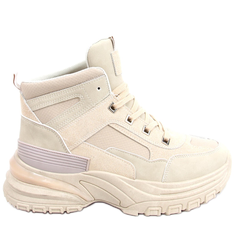 Diana Beige high-top sneakers