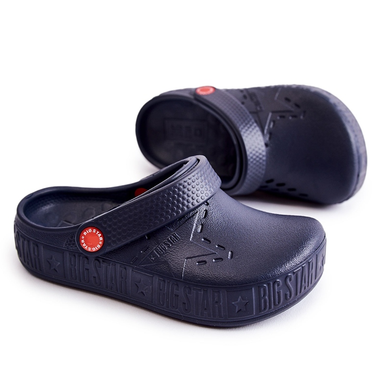 Children's Light Slippers Kroks Big Star II375002 Navy blue