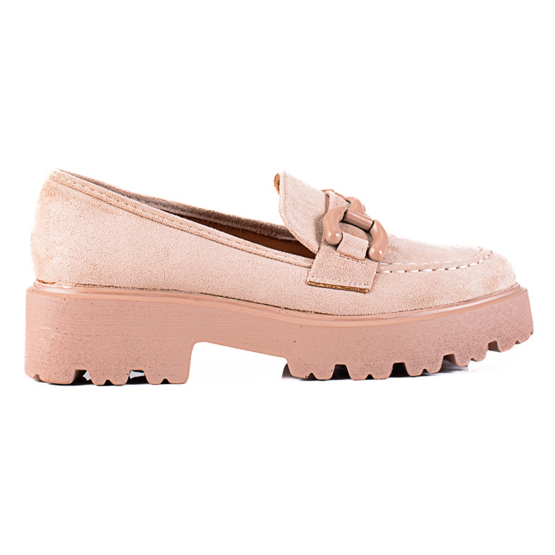 Beige suede shoes from Vinceza
