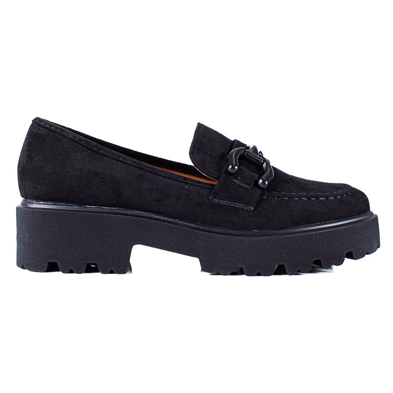 Black suede shoes from Vinceza