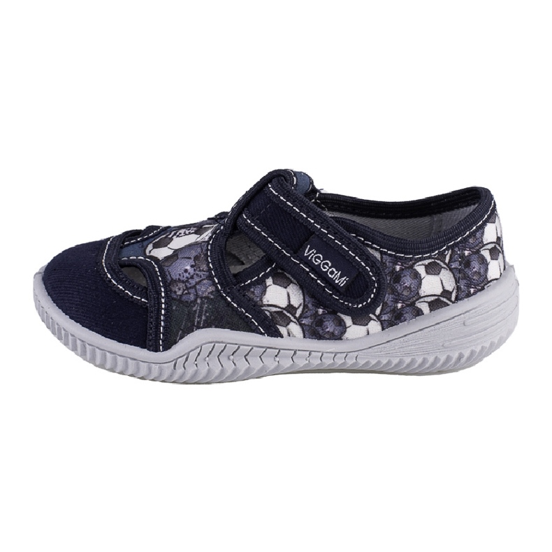 Boys' slippers Viggami Adaś classic navy blue