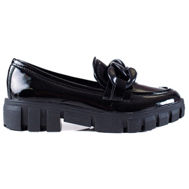 Black lacquered Vinceza shoes Black lacquered Vinceza shoes