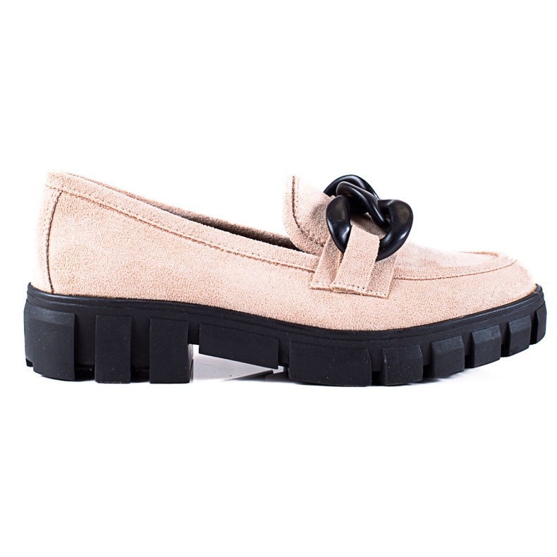 Beige suede shoes from Vinceza