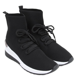 Katrin Black Sock Sneakers