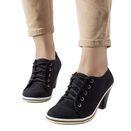 Black brogues on the Belisle post Black brogues on the Belisle post